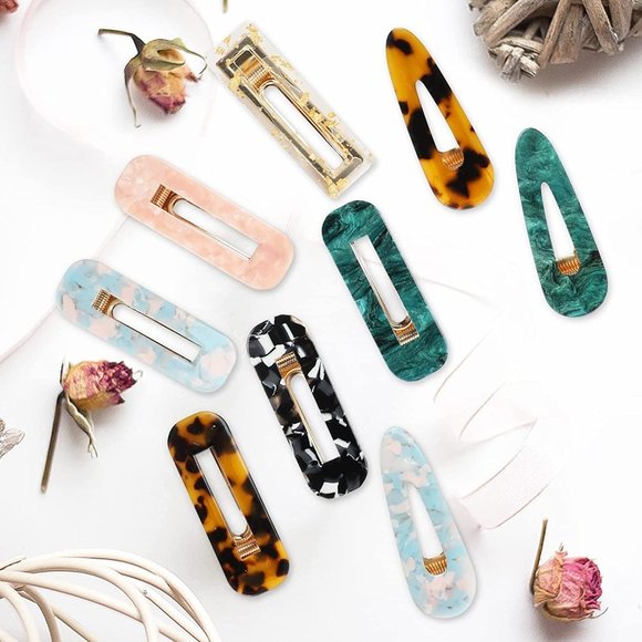 New 30pcs Resin Hair Clips Set, Acrylic Alligator Clips Hair Accessories… main image 4
